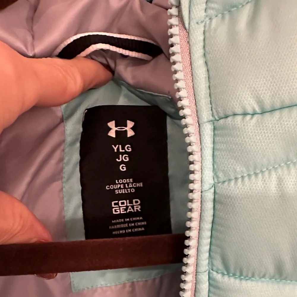 Under Armour Kids Puffer Jacket - Aqua - Picture 2 of 3